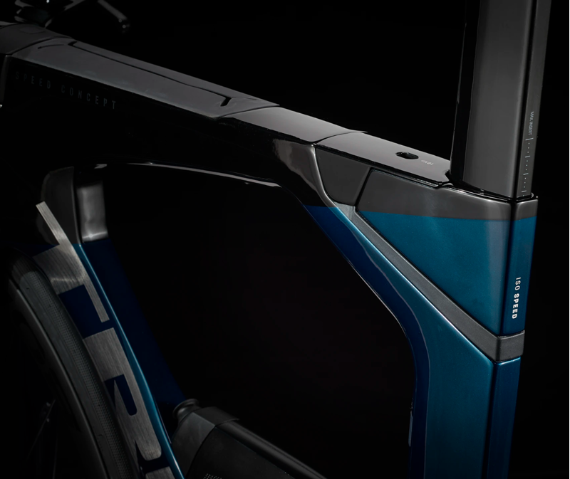 Trek Speed Concept SLR 6 eTap TT Road Bike 2024 in Mulsanne Blue/Black-3